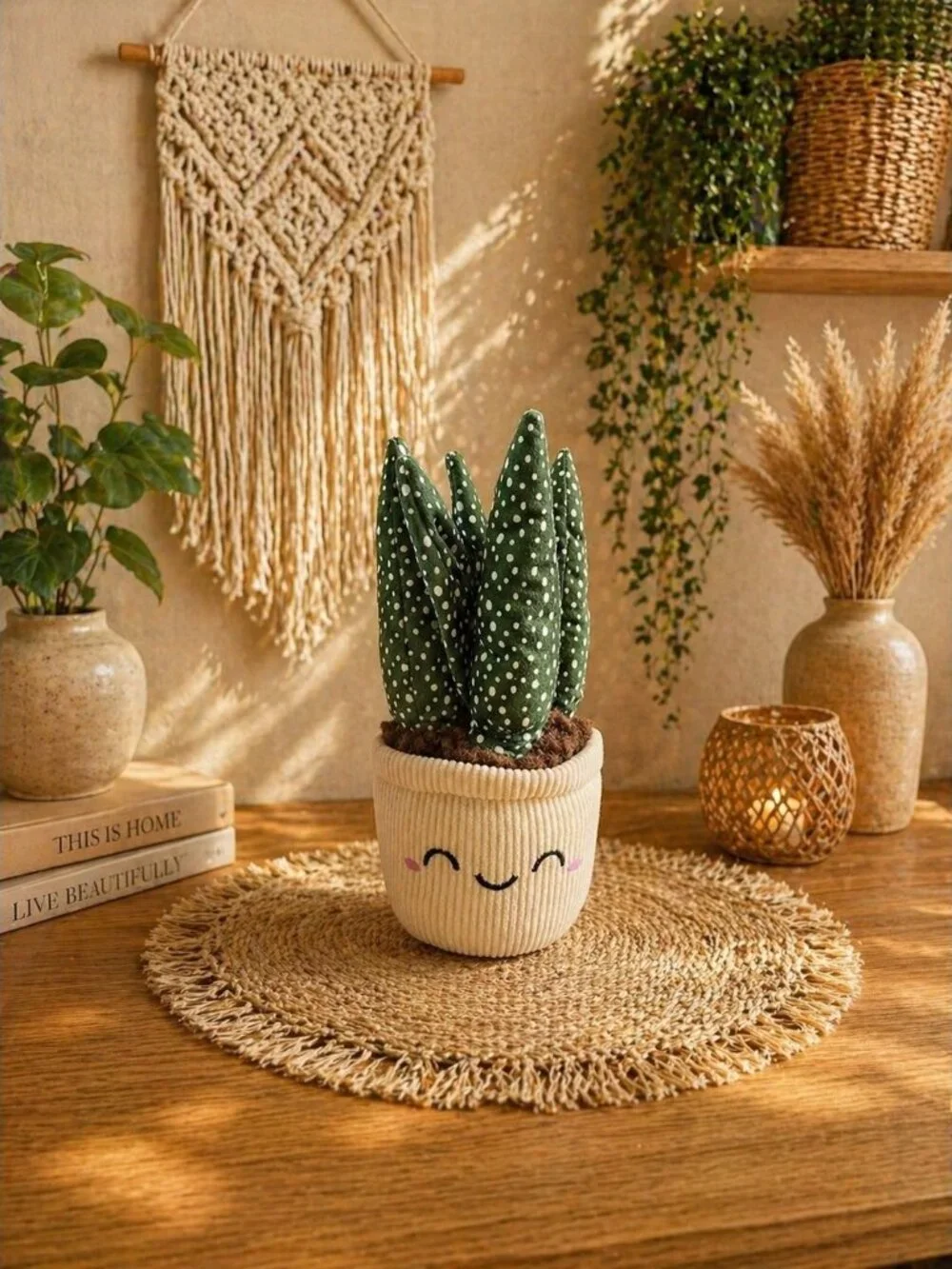 New Catus Linzy Plant Pals Buddies Plush Artificial Flower Soft Stuffed Toy